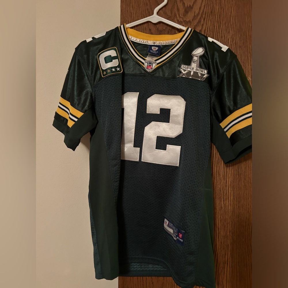 Aaron Rodgers Youth Green Bay Packers Jersey